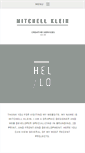 Mobile Screenshot of mitchellklein.net