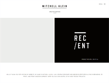 Tablet Screenshot of mitchellklein.net